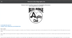 Desktop Screenshot of blueridgeagility.com