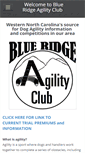 Mobile Screenshot of blueridgeagility.com